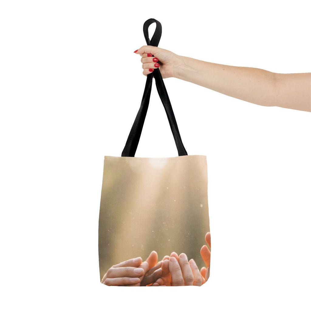 Tote Bag - Golden Rays of Unity Wall Art | Echovira Gallery