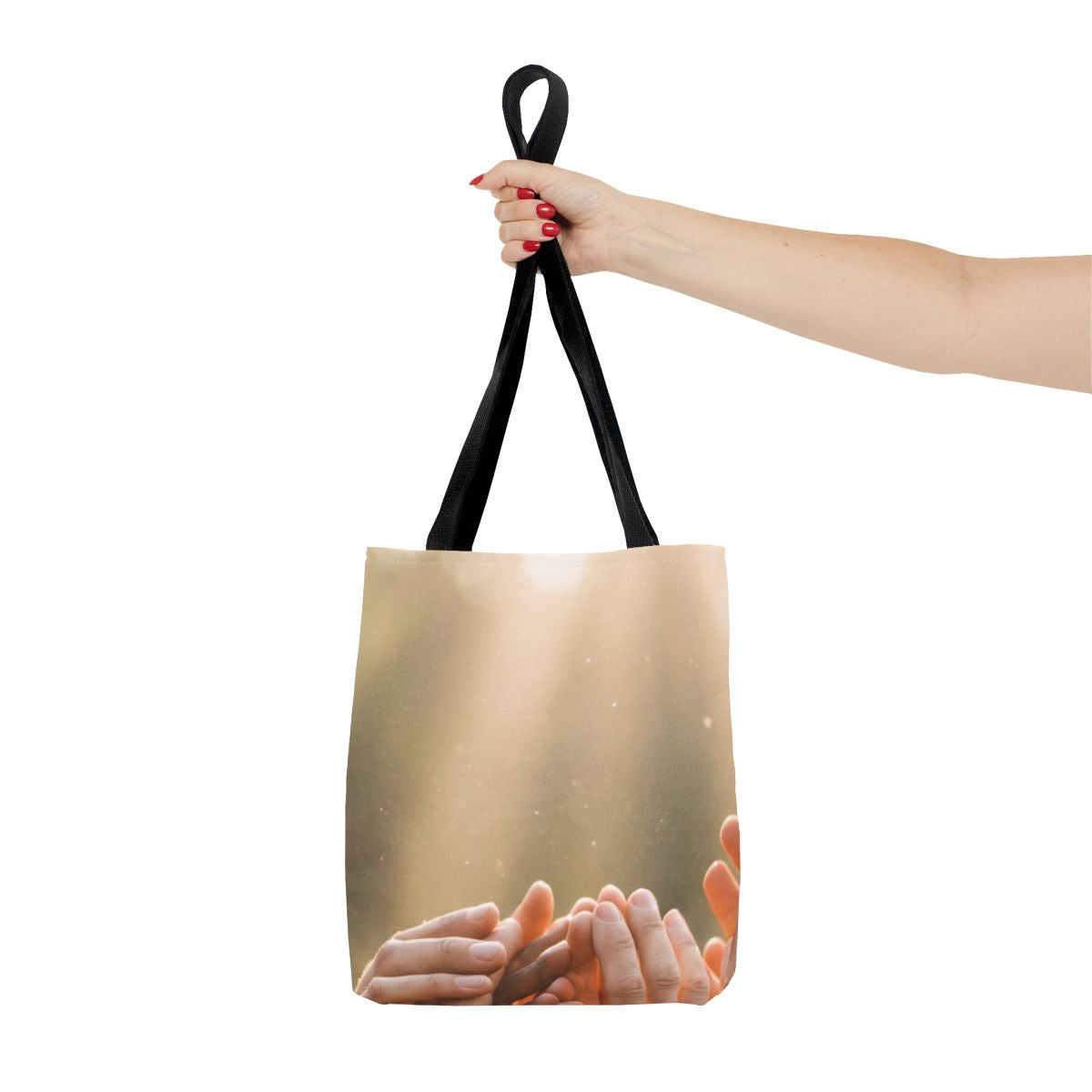 Tote Bag - Golden Rays of Unity Wall Art | Echovira Gallery