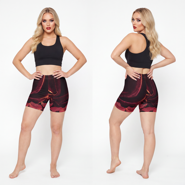 Women's Biker Shorts - Velvet Petal Active