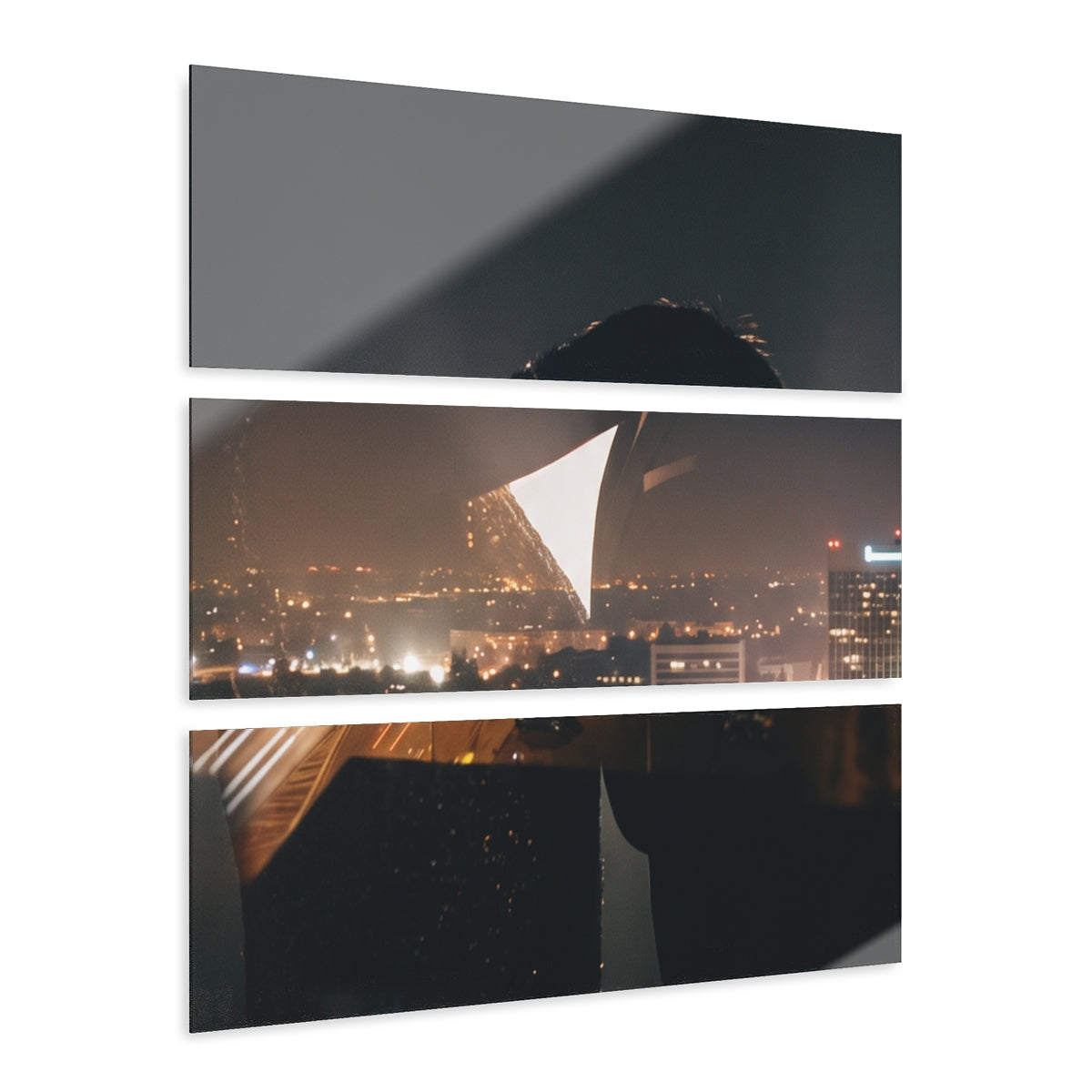 Acrylic Prints Triptych - Metropolitan Romance | Echovira...