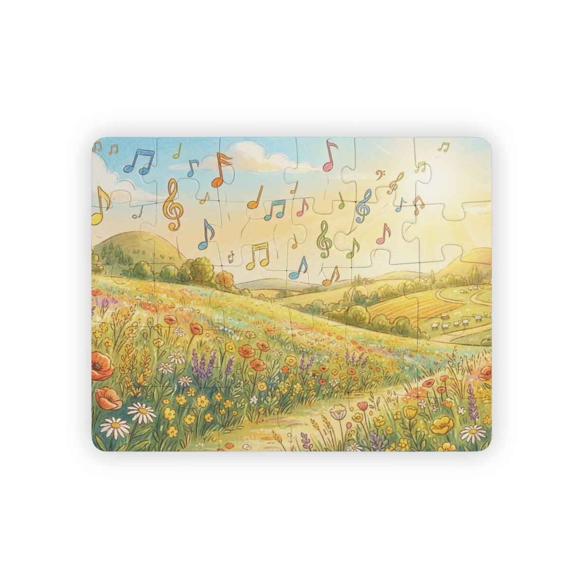 Kids' Puzzle 30-Piece - Melodic Meadow | Echovira Gallery