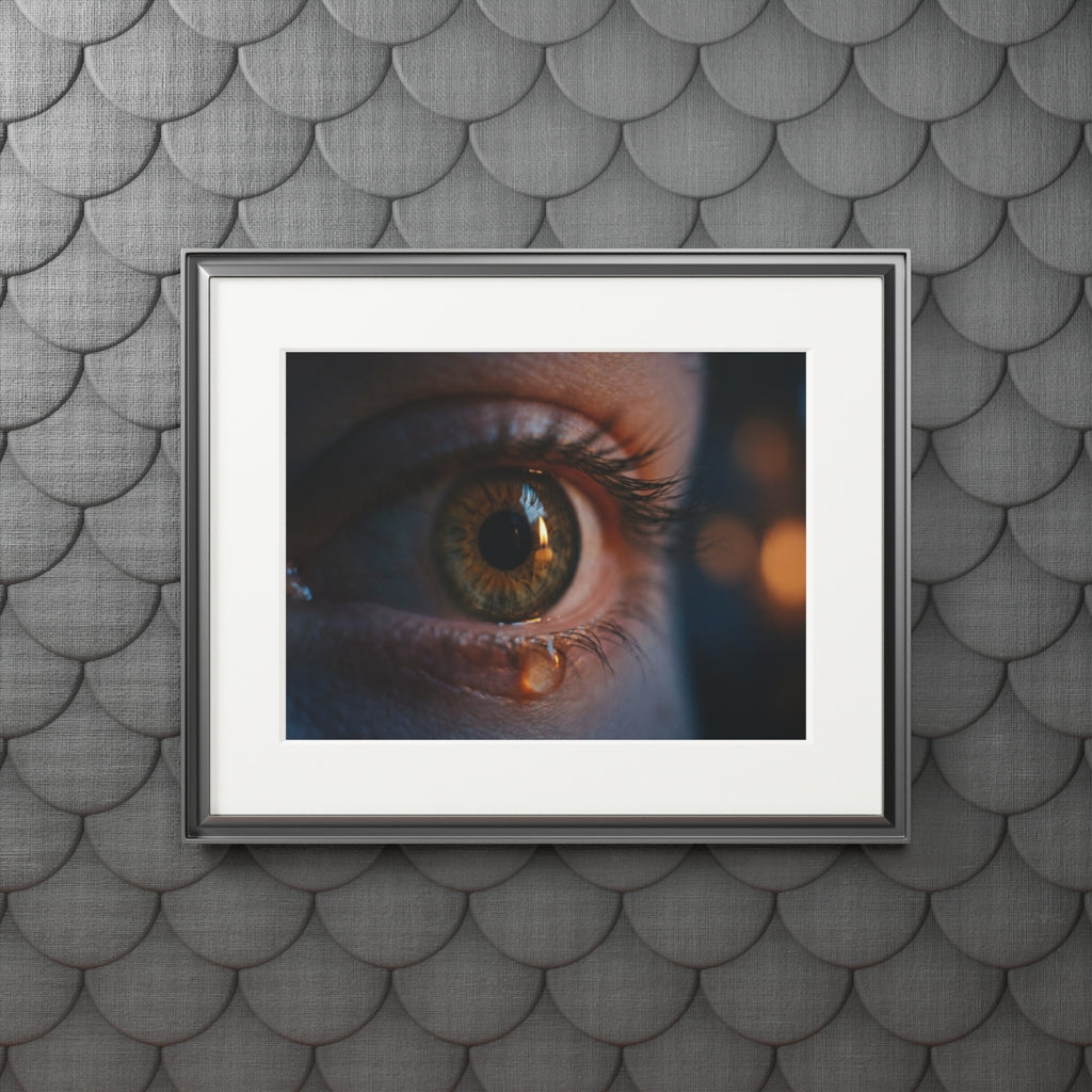 Framed Art Print - Luminous Tear