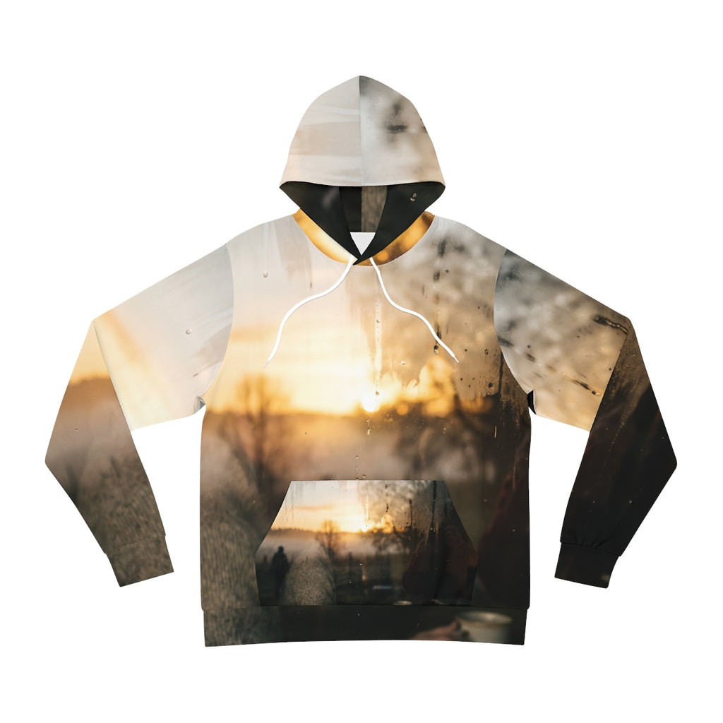Fashion Hoodie - Golden Hour Solitude Cozy Morning Scene |...