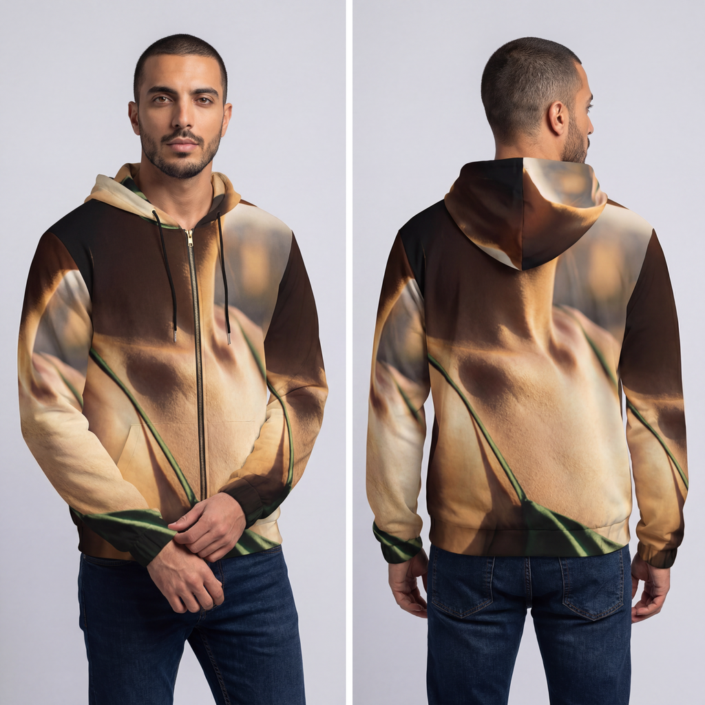 Men's Full-Zip Hoodie - Sunlit Streetwear