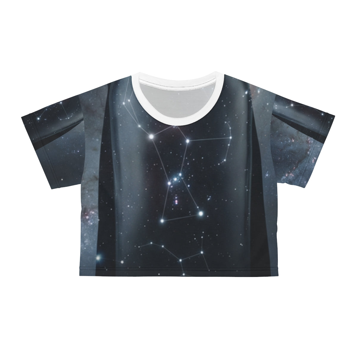 Crop Tee - Cosmic Sentinel Orion Constellation Art |...