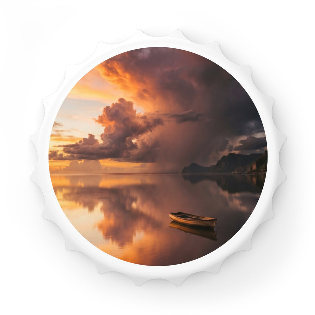 Bottle Opener - Moody Sunset Solitude | Echovira Gallery