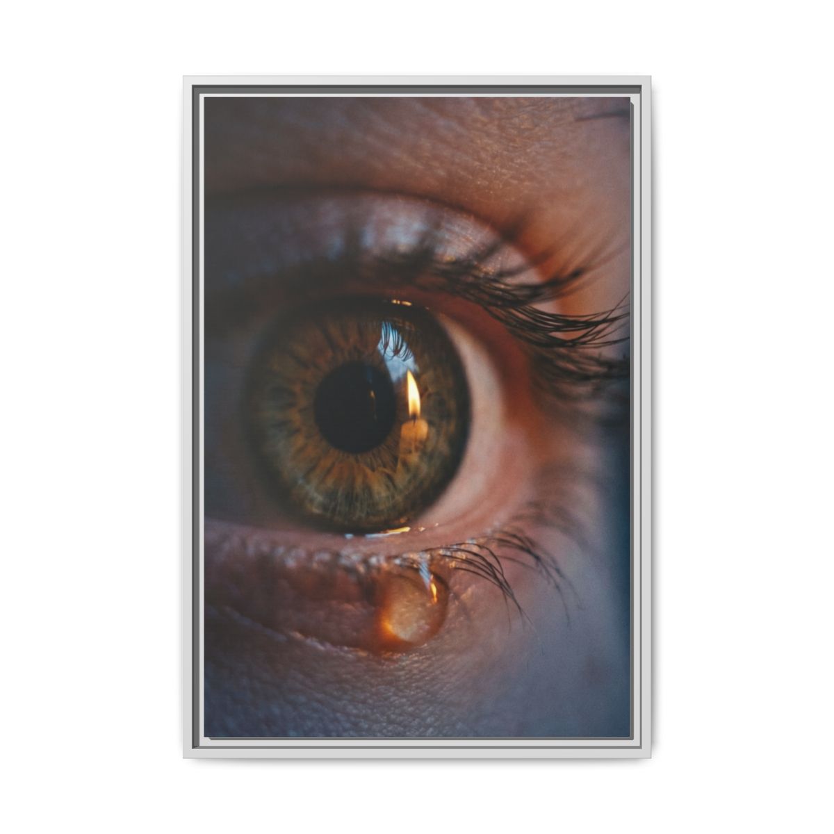 Matte Canvas, Framed - Luminous Tear