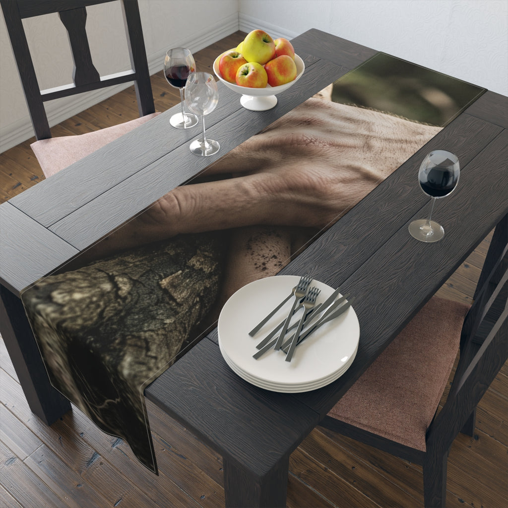 Tree Roots and Hands Table Runner