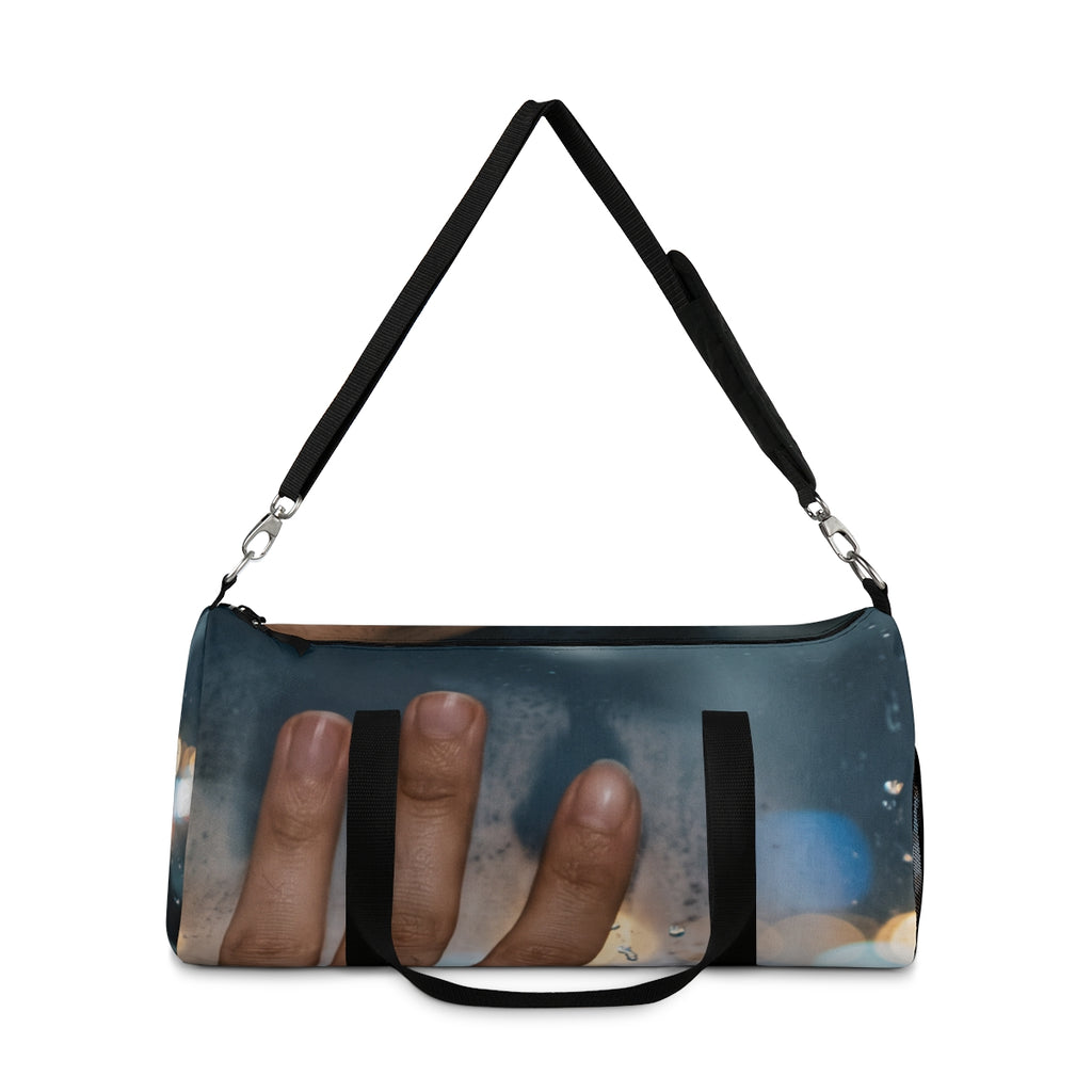 Rainy City Window Nocturnal Duffel Bag