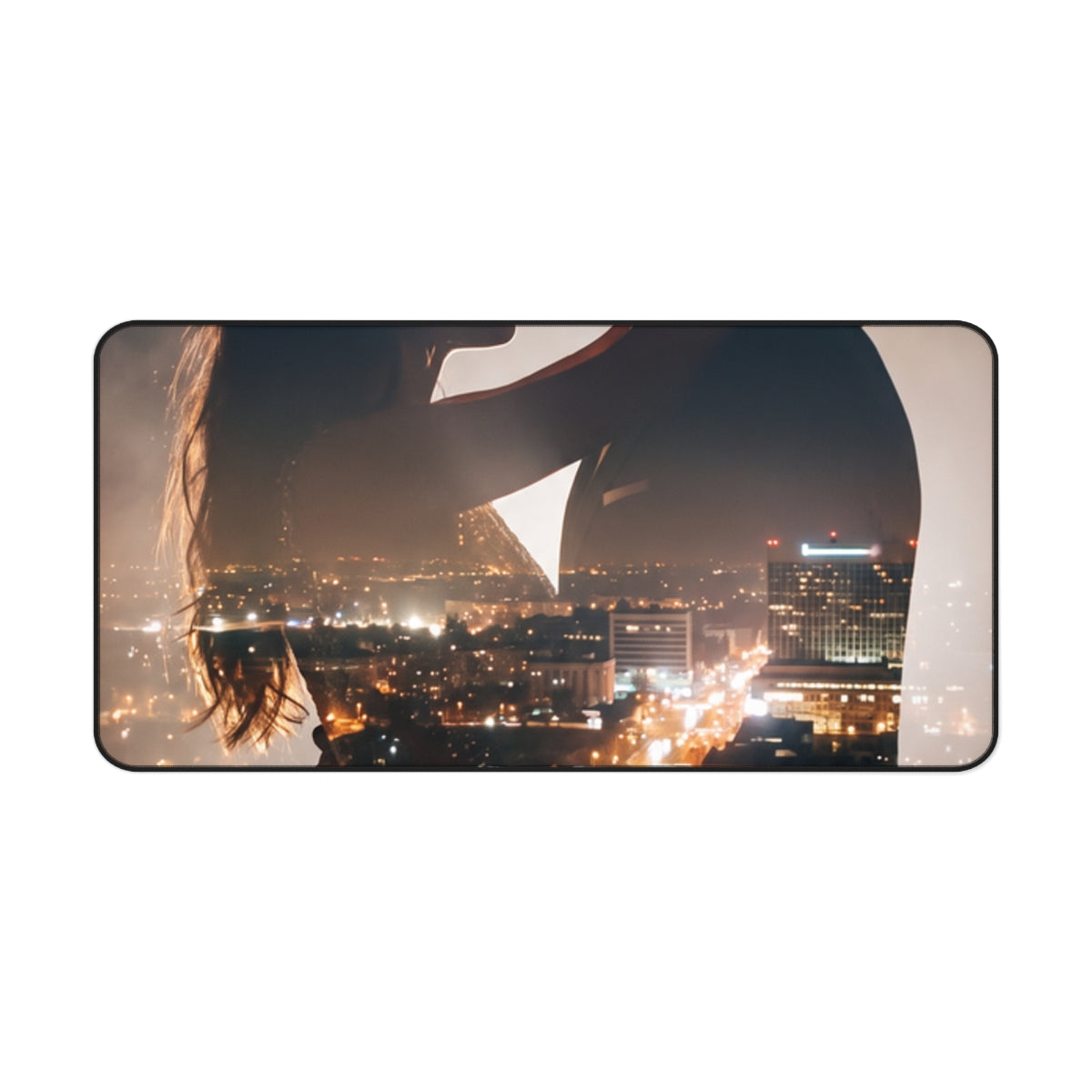 Desk Mat - Metropolitan Lovers Midnight | Echovira Gallery