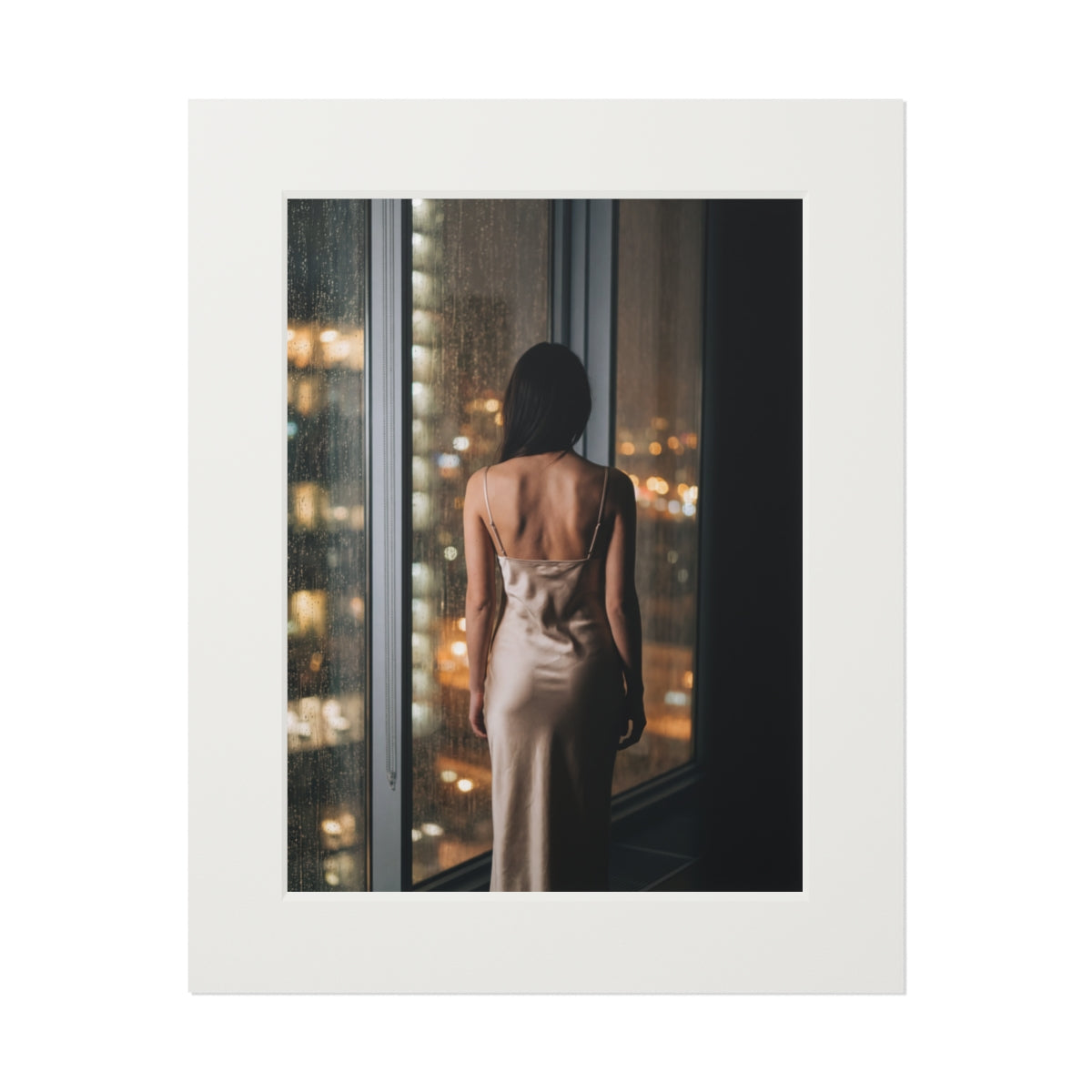 Fine Art Print - Night Rain Cinema — Portrait