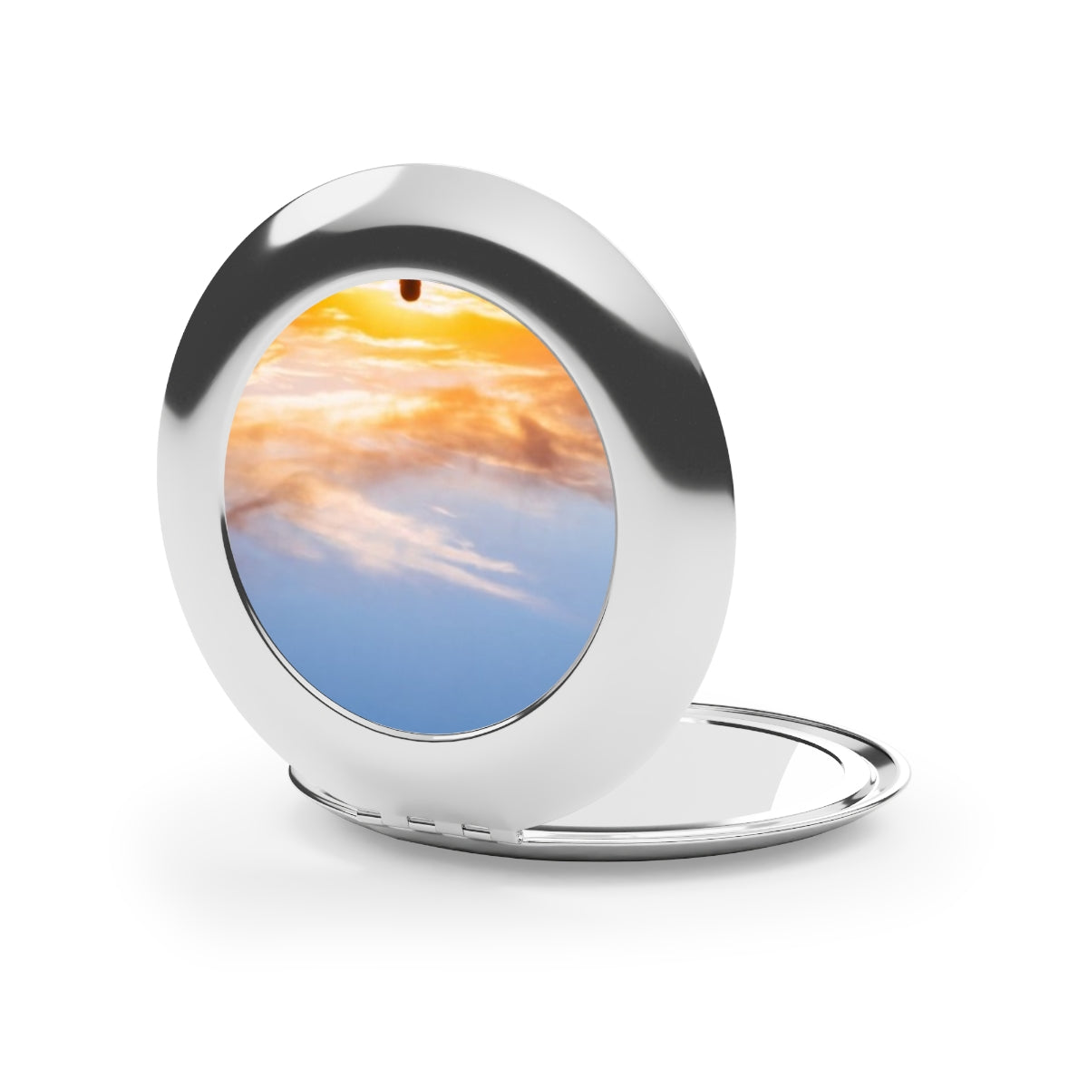 Compact Travel Mirror - Sunset Trail | Echovira Gallery
