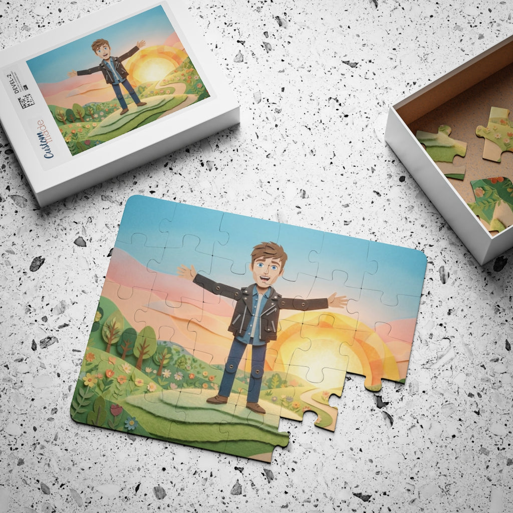 Kids' 30-Piece Puzzle - Sunny Meadow | Echovira Gallery