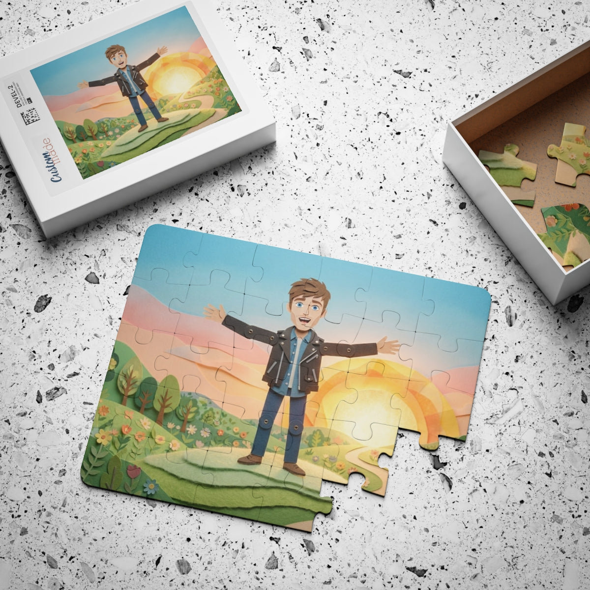 Kids' 30-Piece Puzzle - Sunny Meadow | Echovira Gallery