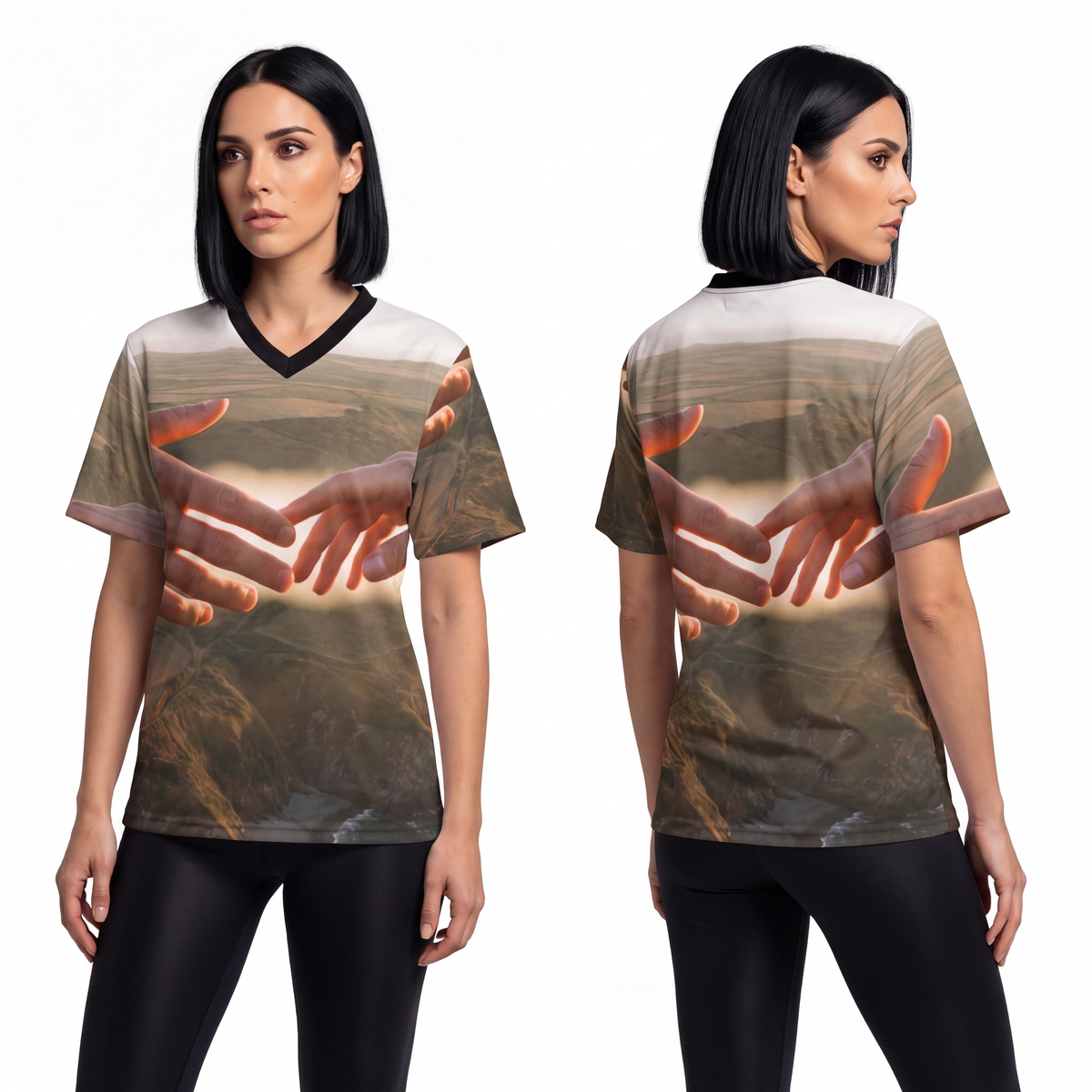 Unisex Football Jersey - The Infinite Touch | Ethereal... |...