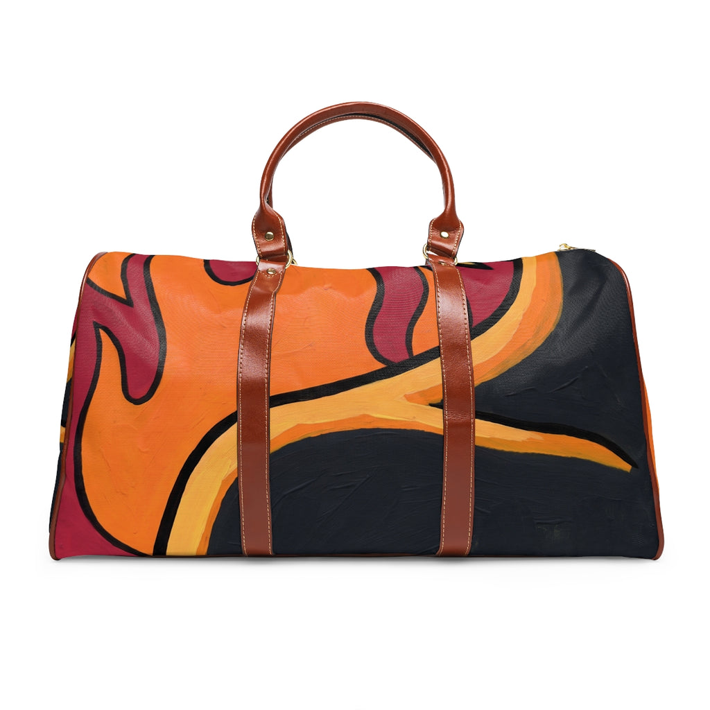 Waterproof Travel Bag - Infernal Silhouette Graphic Art |...