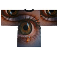 Long Sleeve Kimono Robe - Amber Iris Reflection Fine Art......