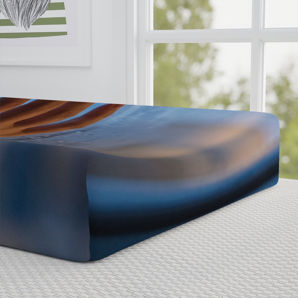 Moody Window Rain Baby Changing Pad Cover