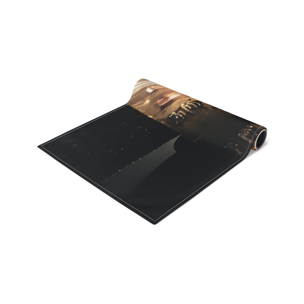Table Runner - Midnight City Romance | Echovira Gallery
