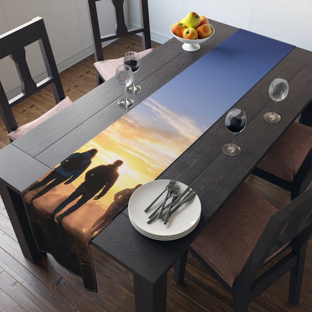 Table Runner - Golden Alpine Dining