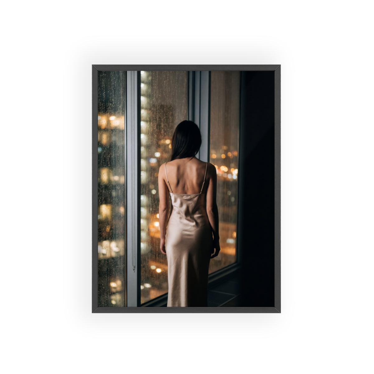 Framed Poster - Cinematic Window View
