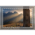 Hand Flag - Mystic Monolith Ancient Persian Mountain Art (1...