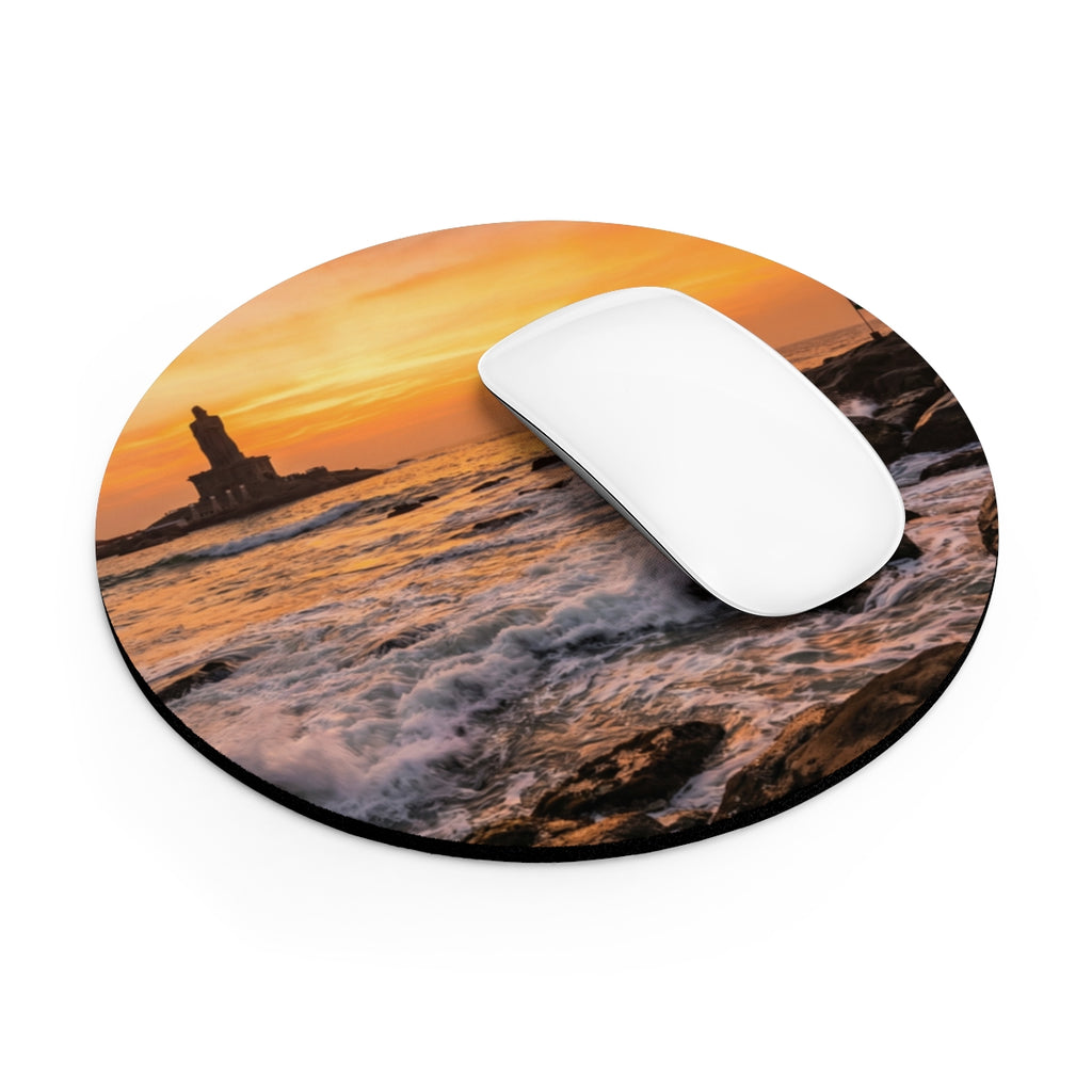 Mouse Pad - Coastal Golden Dawn