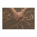 Doormat with Forest Roots and Hands Art