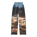 Kids Lounge Pants with Rainy Window Scene