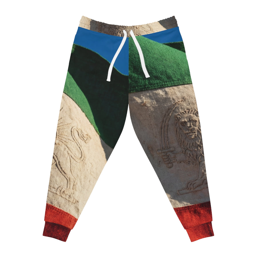 Athletic Joggers - Vintage Flag