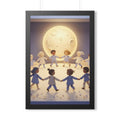 Framed Vertical Poster - Moonlit Lullaby — Black (11×14... |...