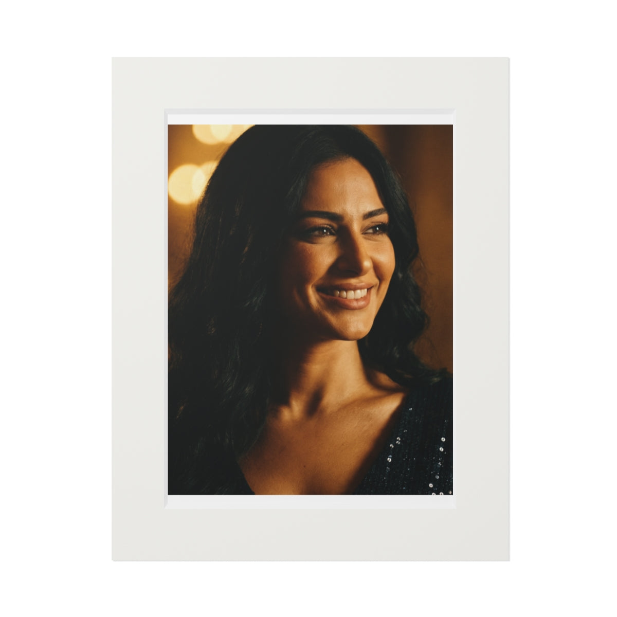 Framed Fine Art Print - Golden Glow — Portrait