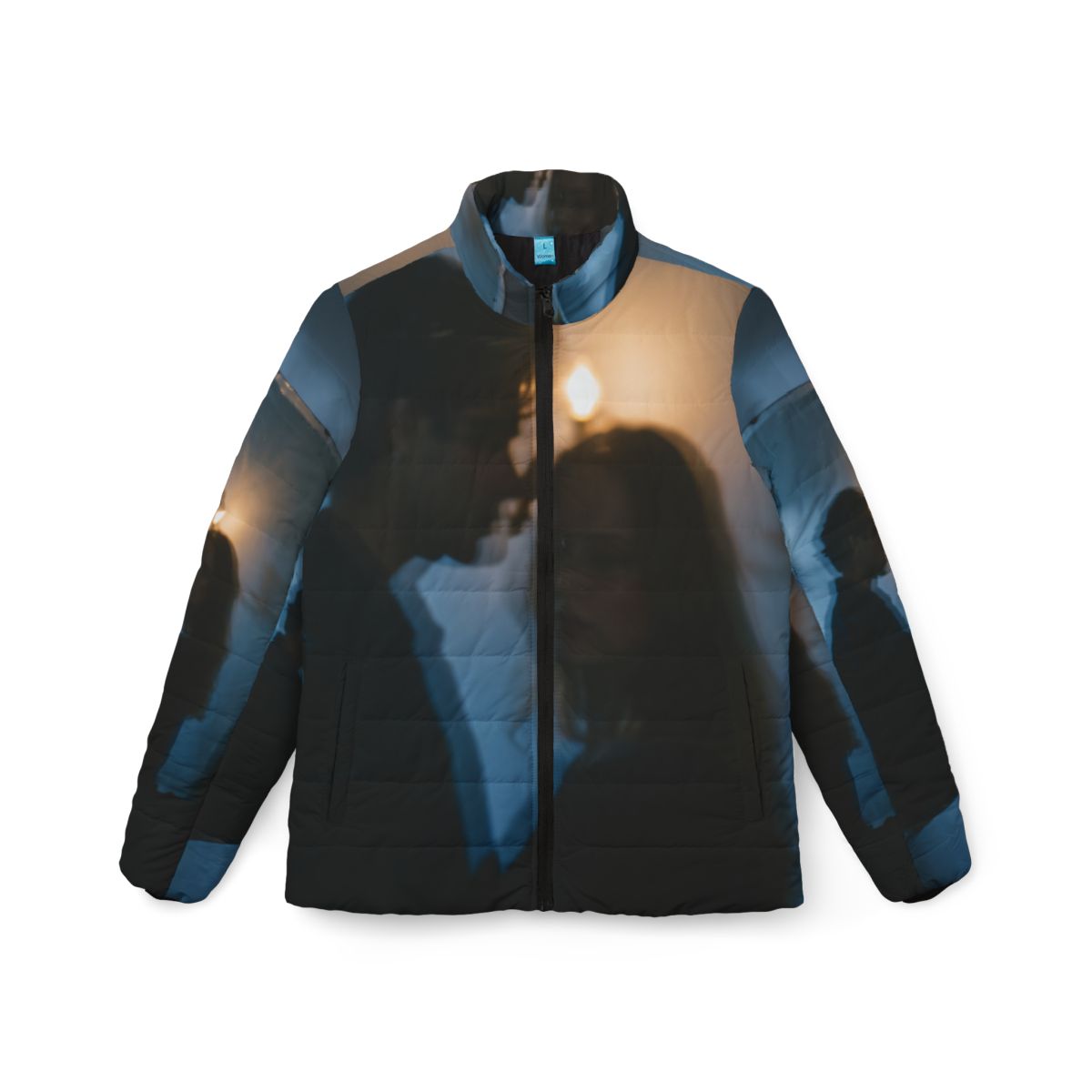 Midnight Reflections Women's Puffer - Moody Winter Coat |...