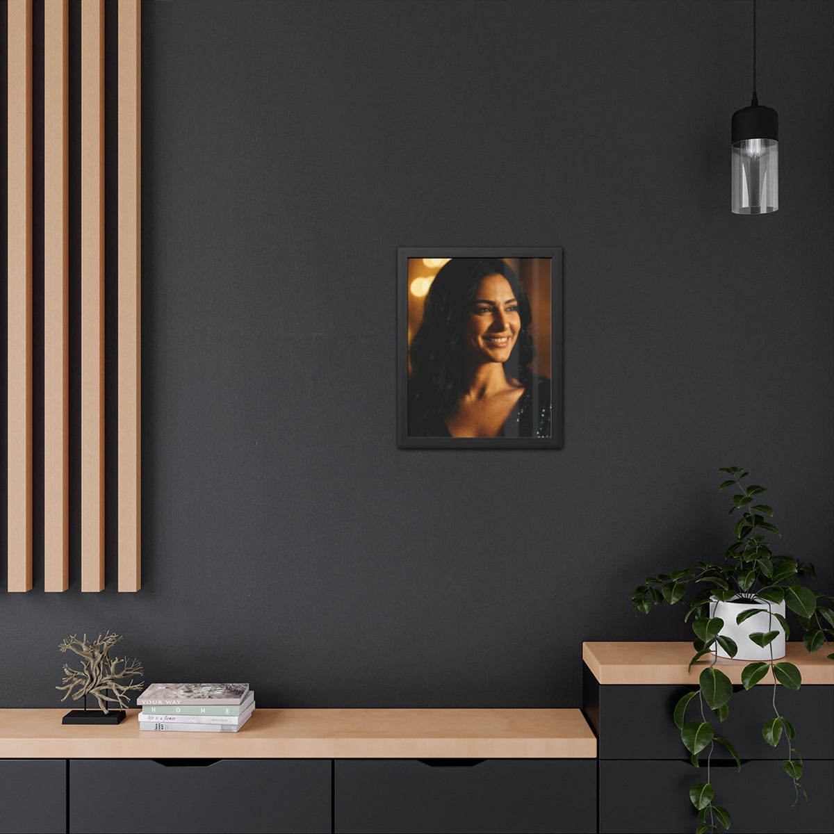 Framed Poster - Cinematic Portrait — Portrait