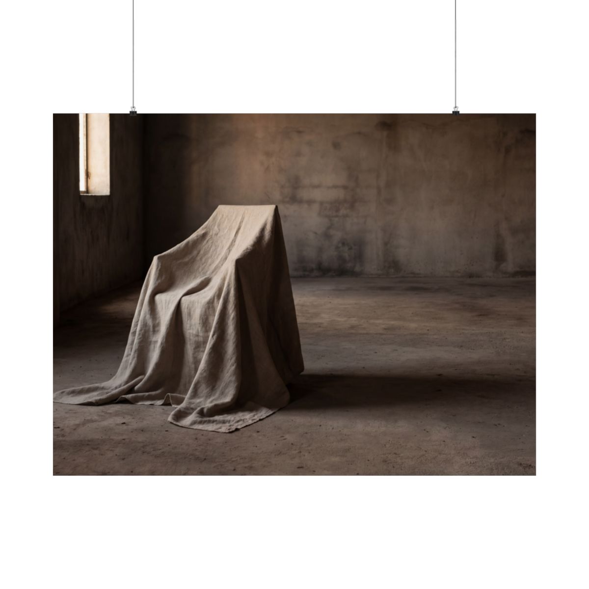 Matte Horizontal Posters - Draped Silence Still Life Art......