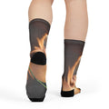 Sublimation Crew Socks - Emerald Sun Steps