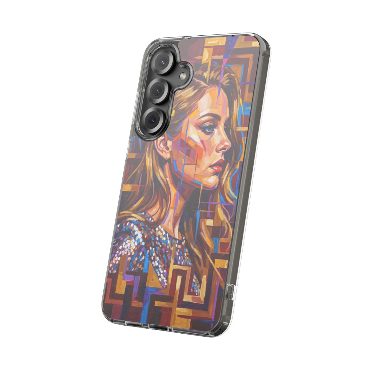 Clear Impact-Resistant Case - Shattered Elegance | Echovira...