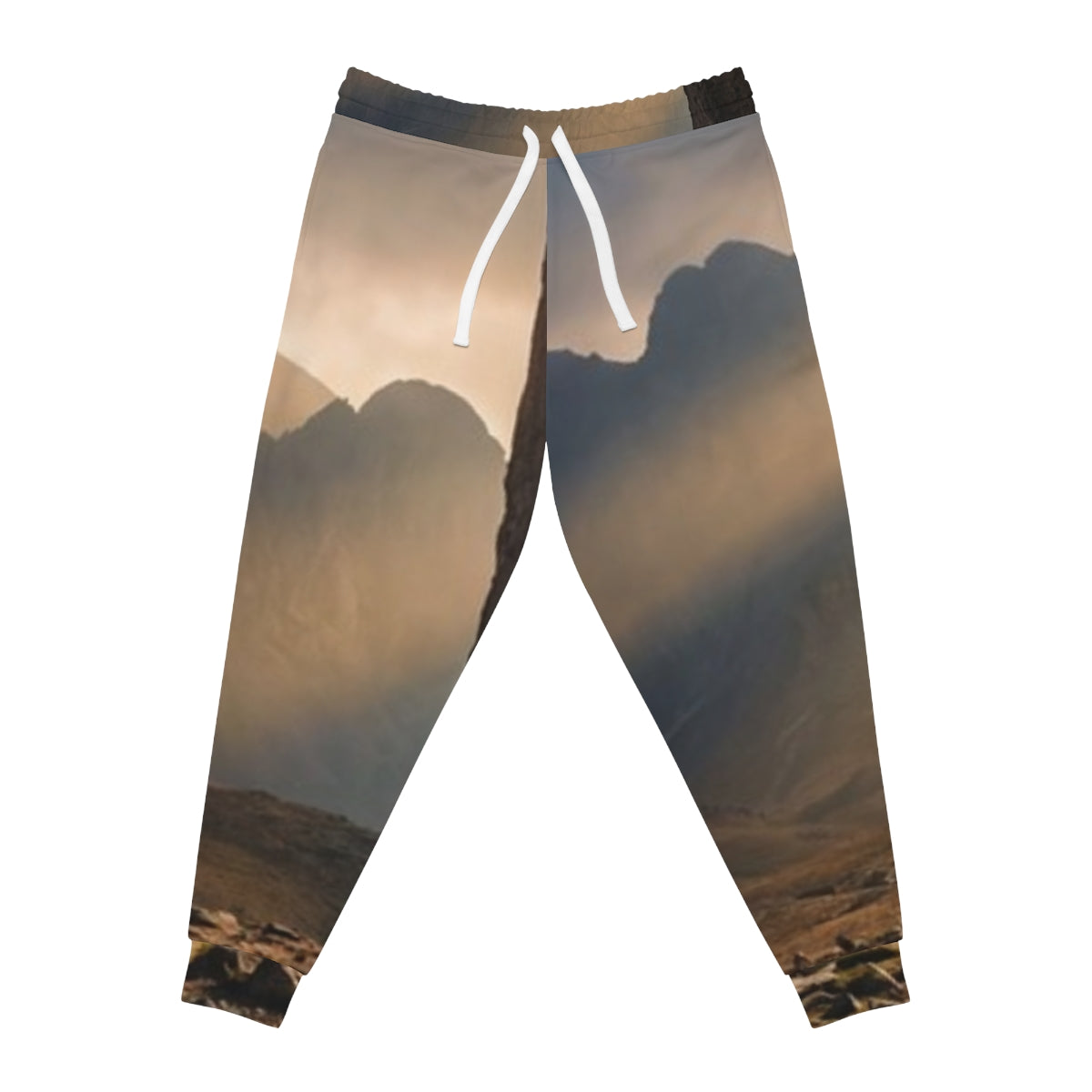 Men's Athletic Joggers - Ancient Stone Column Mountain... |...