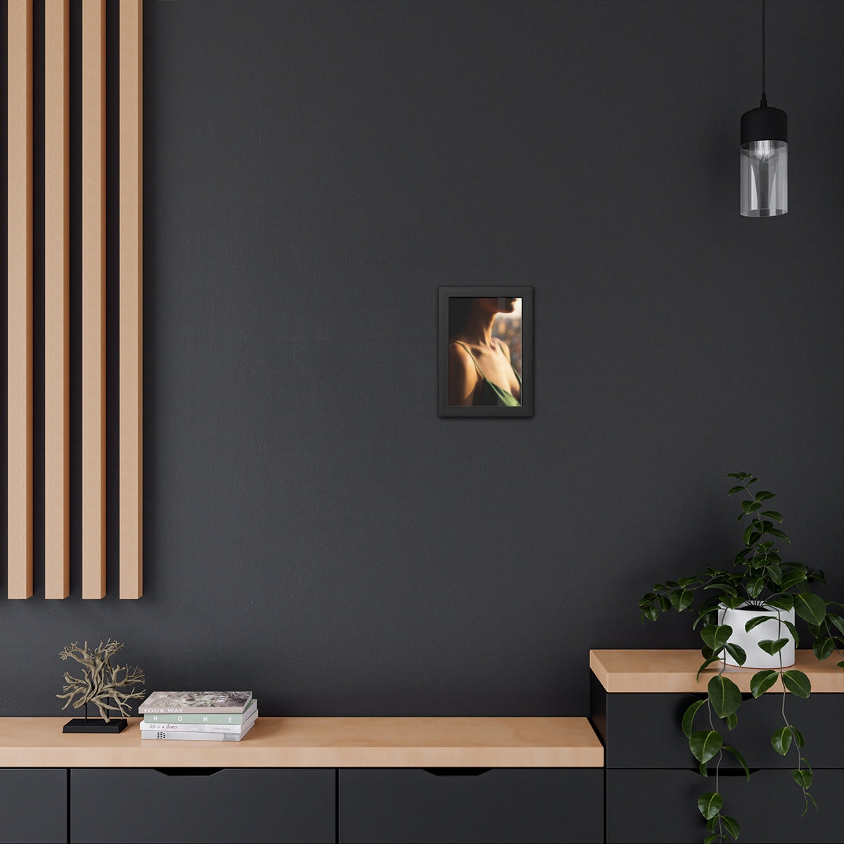 Framed Poster - Sunlit Muse Gallery Art — Portrait