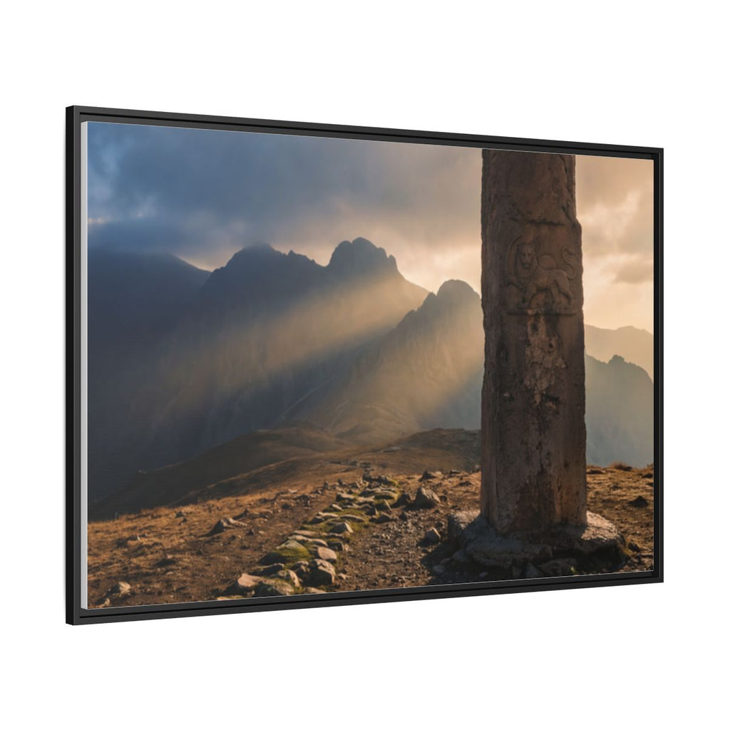 Framed Matte Canvas - Mystic Heritage — Black / 1.25"