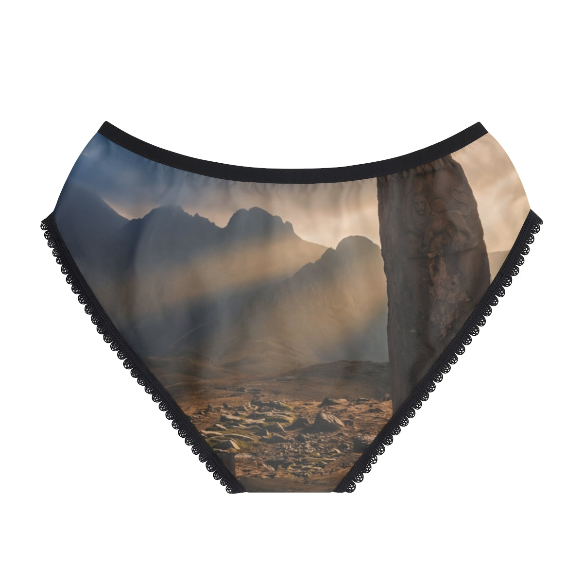 Women's Briefs - Mystic Monolith Ancient Persian Mountain......