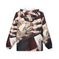 Men's Windbreaker Jacket - Crimson Resonance | Echovira...