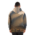 Men's Fashion Hoodie - Ancient Stone Column Mountain Sunset...