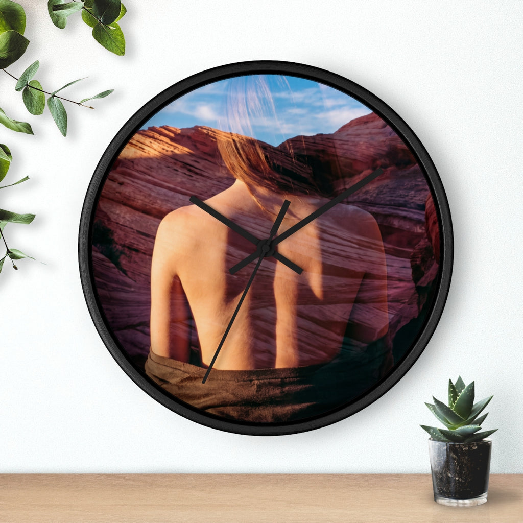 Wall Clock - Canyon Mirage | Echovira Gallery