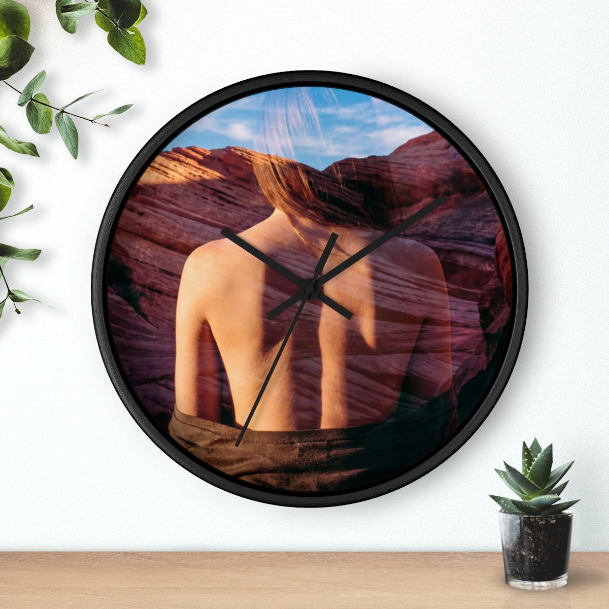 Wall Clock - Canyon Mirage | Echovira Gallery