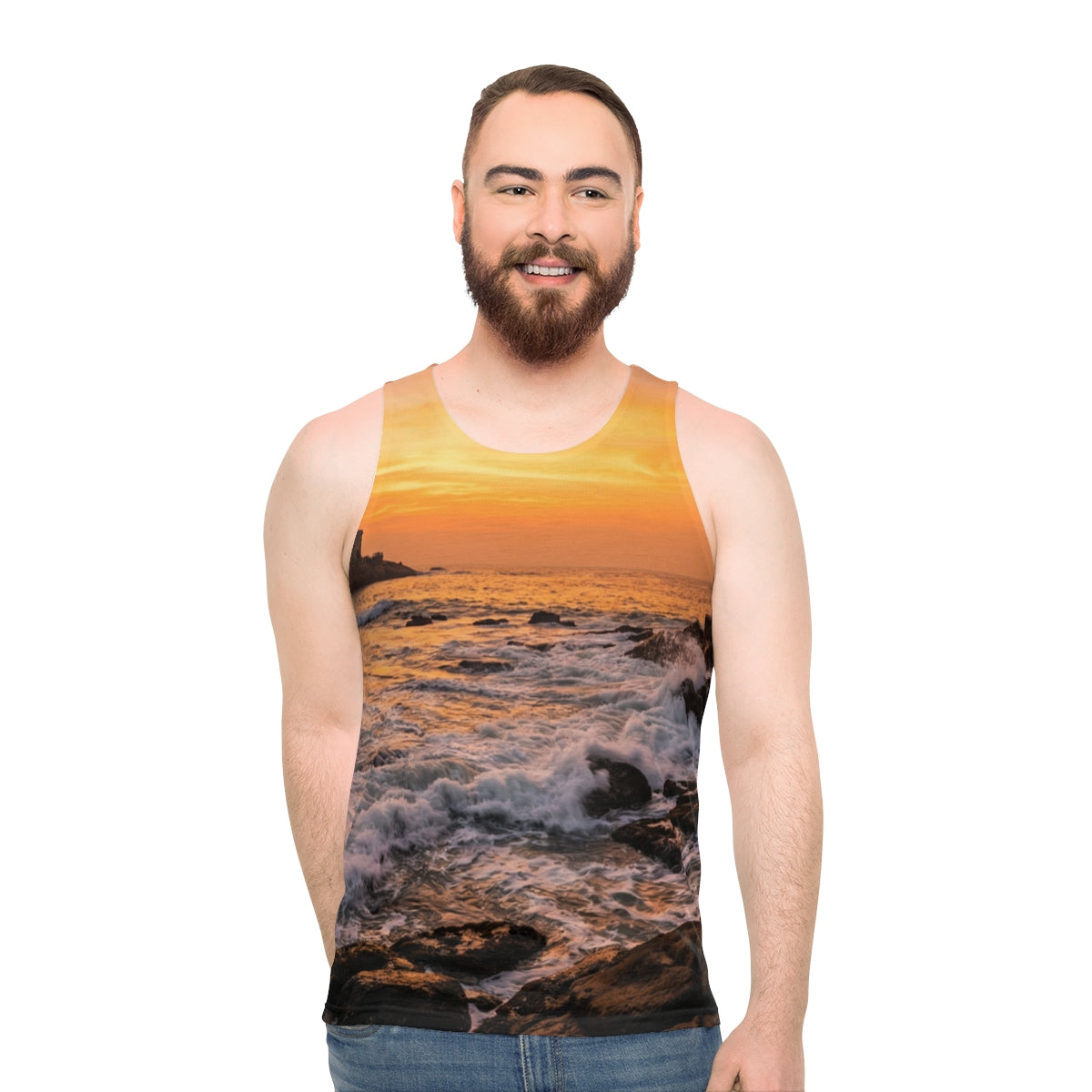 Unisex Tank Top - Majestic Ocean Sunrise