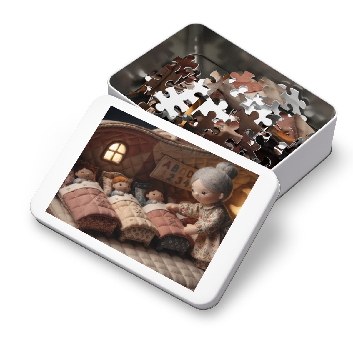 Jigsaw Puzzle with Tin - Bedtime Story (30, 110, 252, 500......