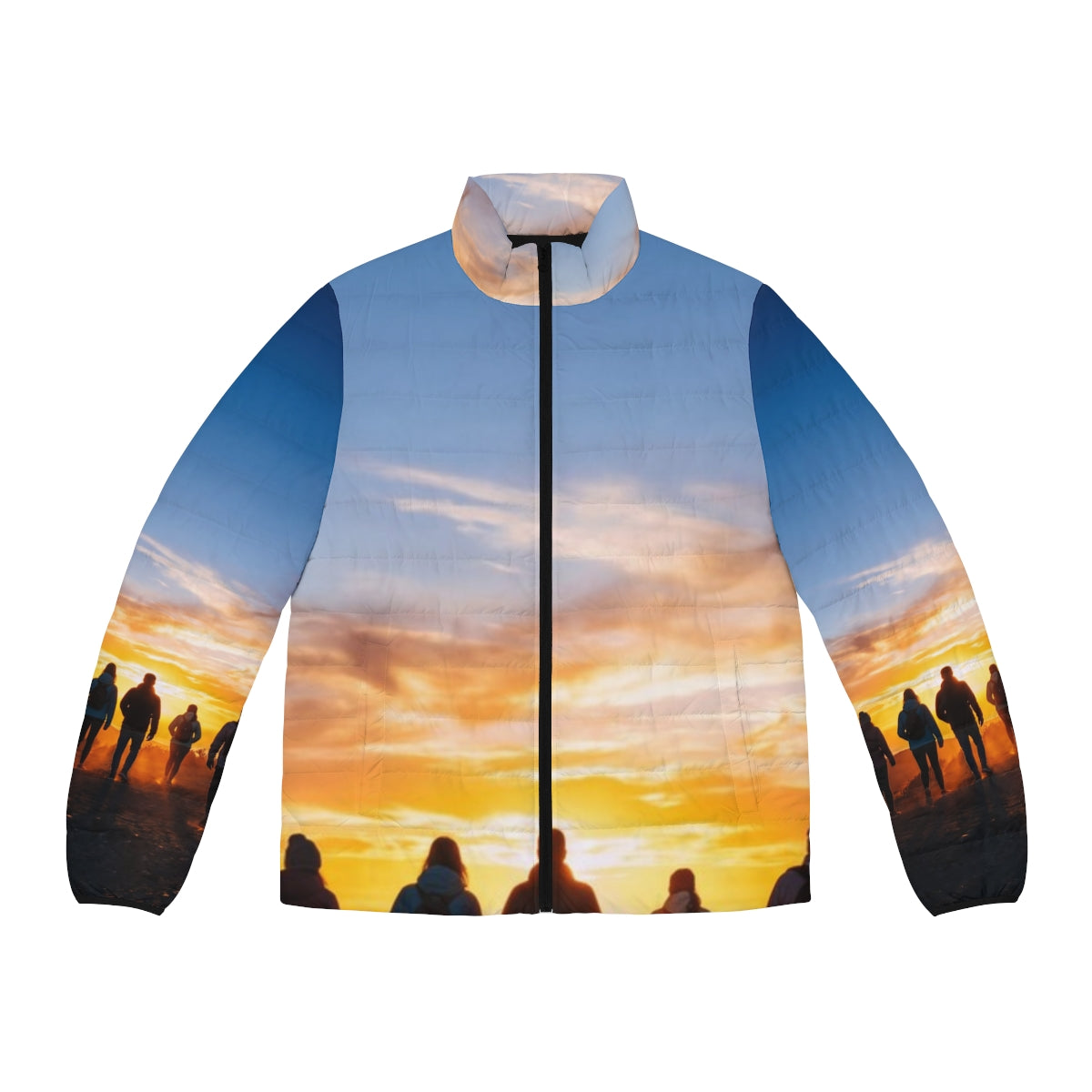 Men's Puffer Jacket - Sunset Ridge | Echovira Gallery