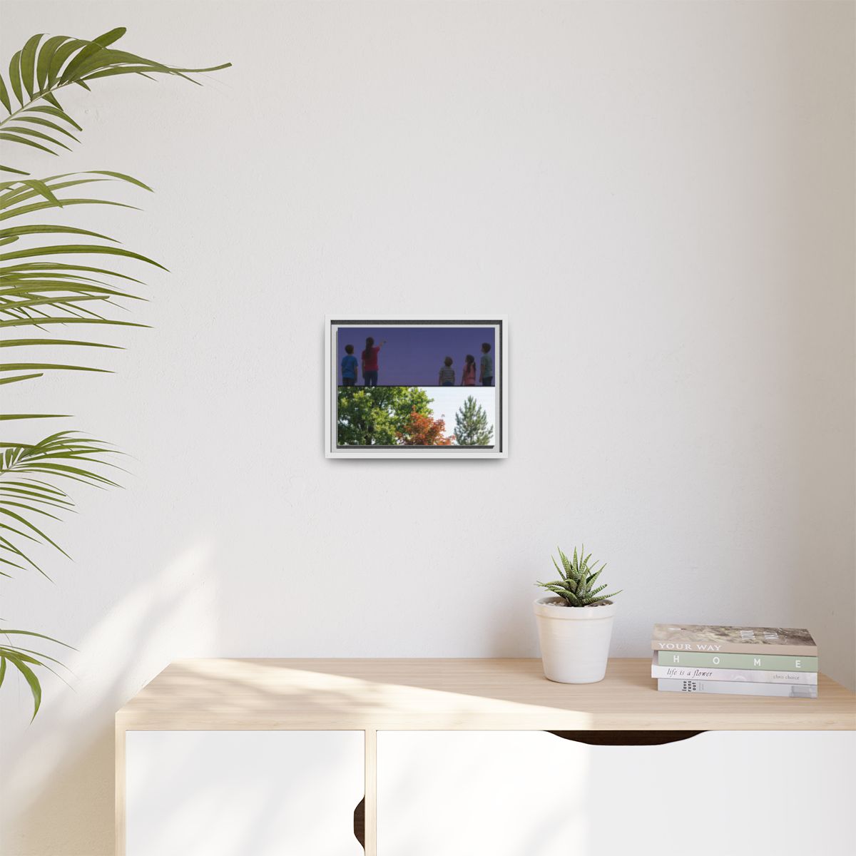 Framed Matte Canvas - Discovery — White / 1.25"