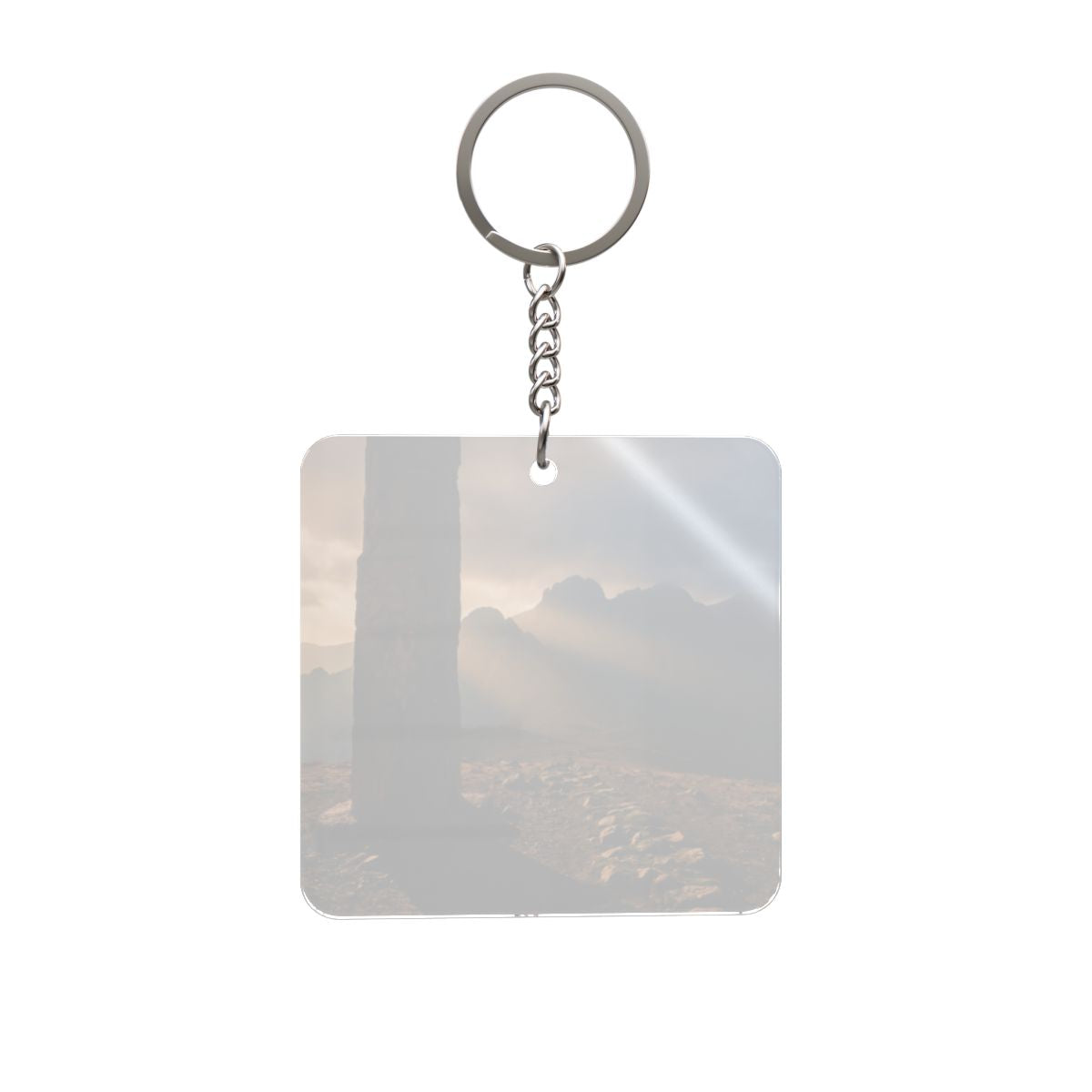 Square Keychain - Ancient Ruins